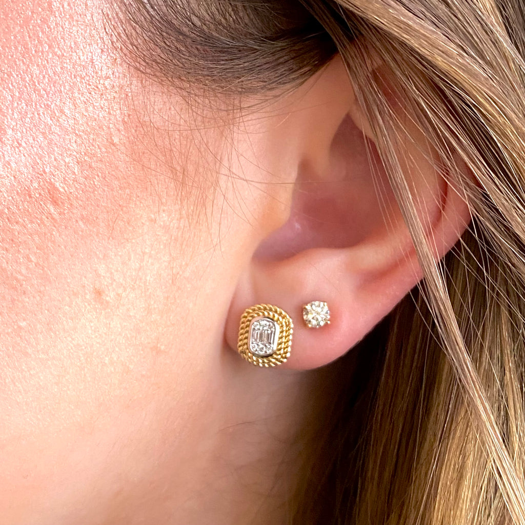 Blake Diamond Stud Earrings-Candere by Kalyan Jewellers